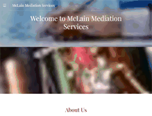 Tablet Screenshot of mclainmediationservices.com